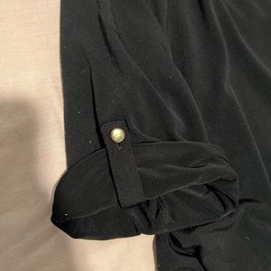 Express Black Circle Skirt Dress